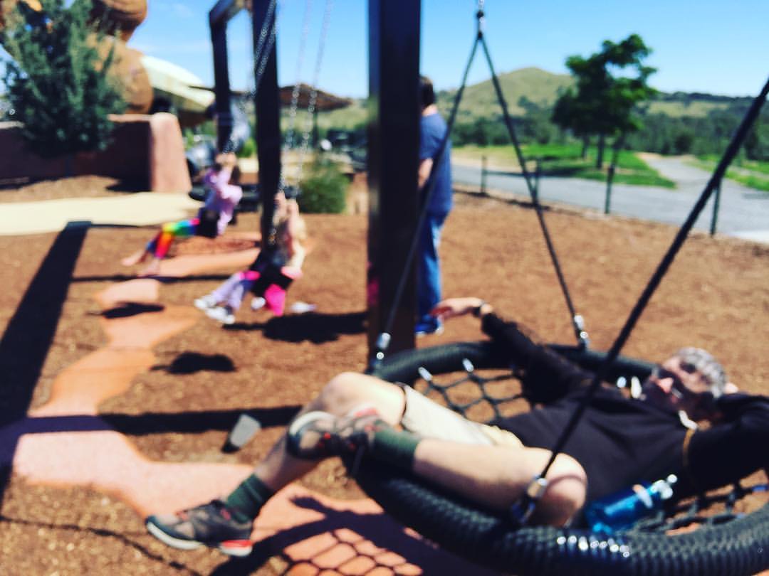 Grant in a swing