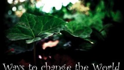 Ways to change the world