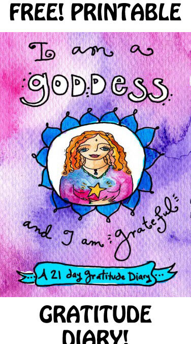 Free! Printable Pocket Goddess Gratitude Diary!
