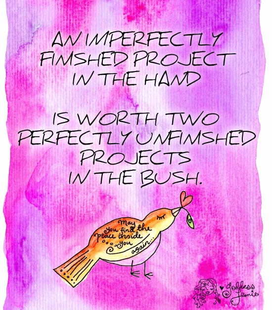 Quit Perfectionism, Get Finished!
