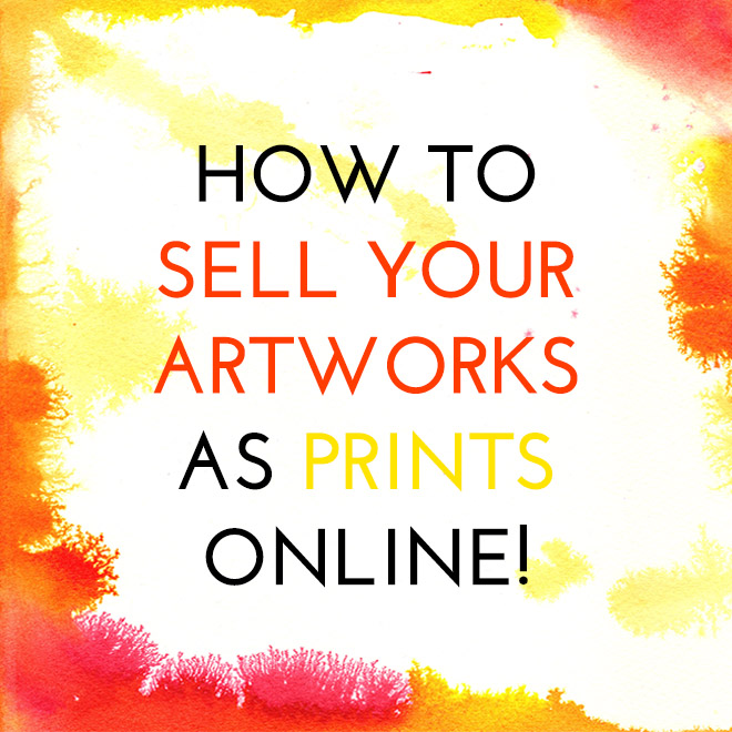 How To Sell Your Artwork As Prints Online! (And the HIDDEN SECRET to SUCCESS!)