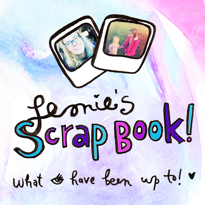 Leonie’s Scrapbook! Pizza Monster, Turquoise + School Holidays!