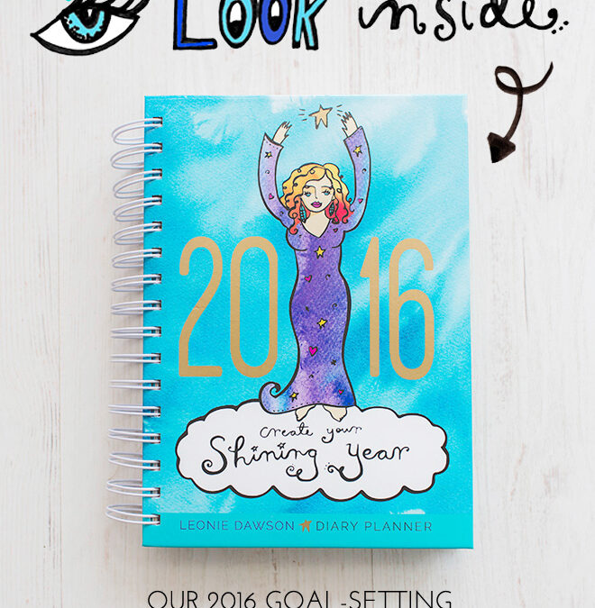 A PEEK INSIDE THE 2016 SHINING YEAR WEEKLY DIARY/PLANNER