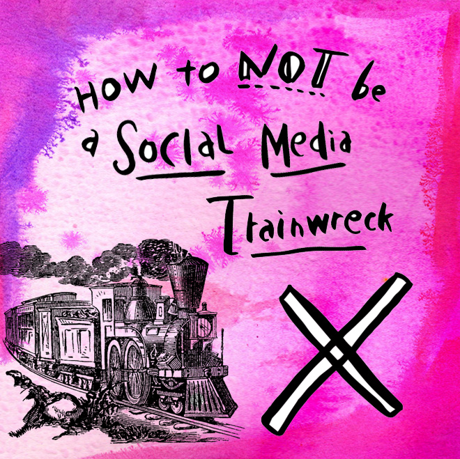 social media trainwreck