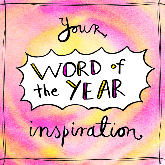 Word of the Year Artwork Inspiration!