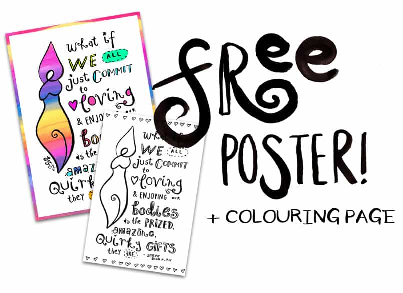 FREE POSTER + COLOURING PAGE: OUR AMAZING BODIES