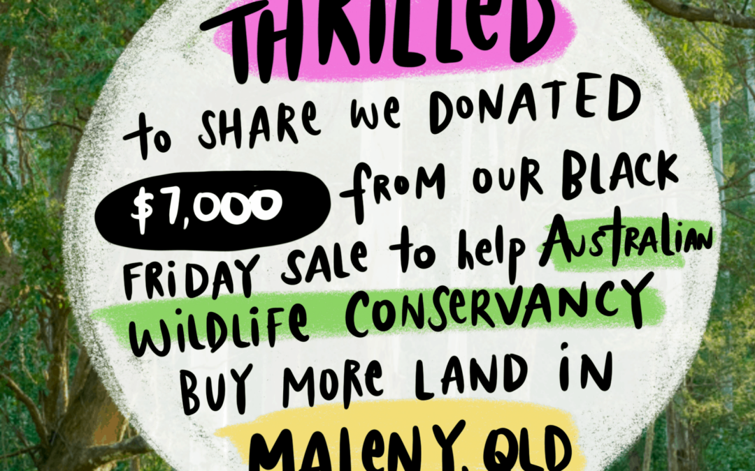 Leonie Dawson International Donates $7,000 To Australian Wildlife Conservancy