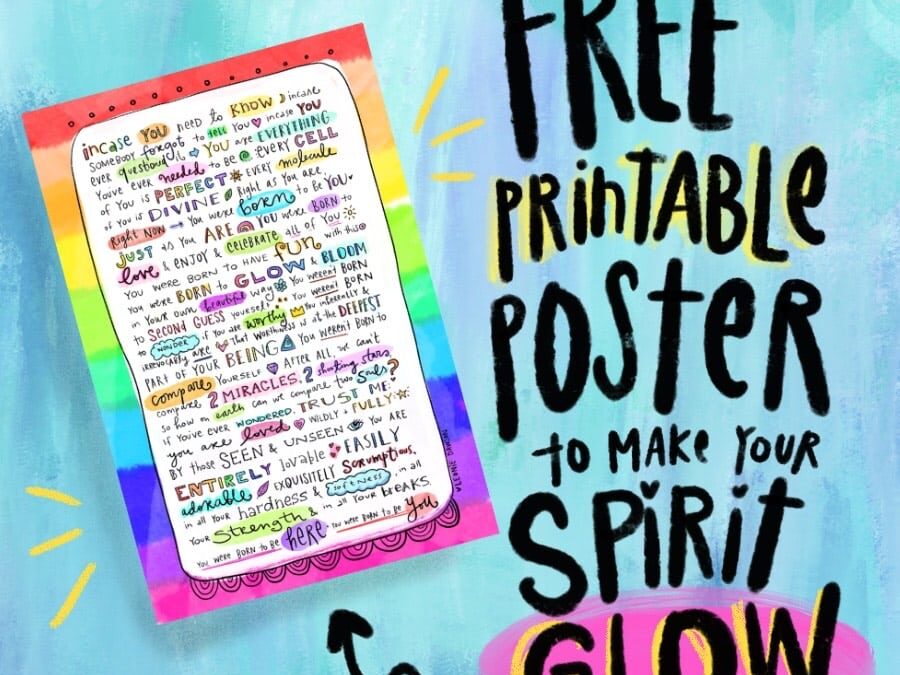 Free Poster: Make Your Soul GLOW!