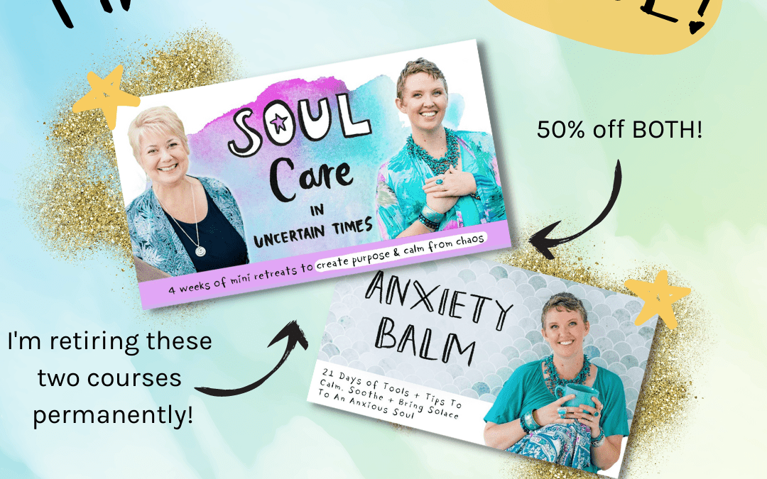 MASSIVE RETIREMENT SALE: 50% OFF Soul Care & Anxiety Balm!