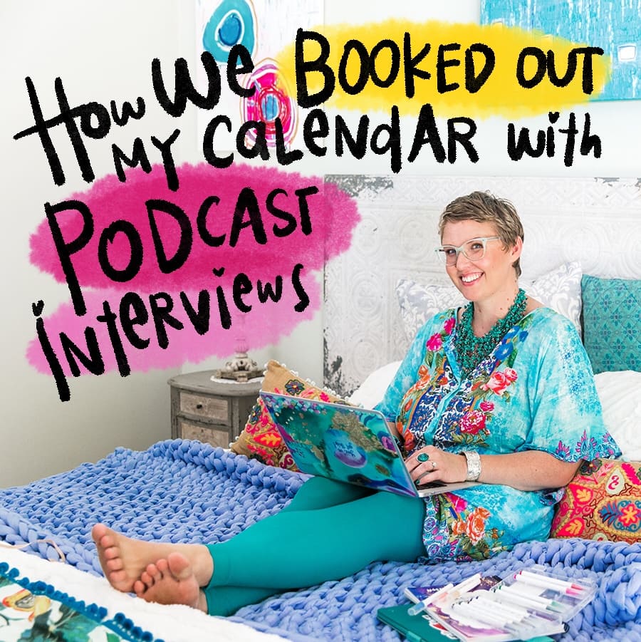 How We Booked Out My Calendar with Interviews!