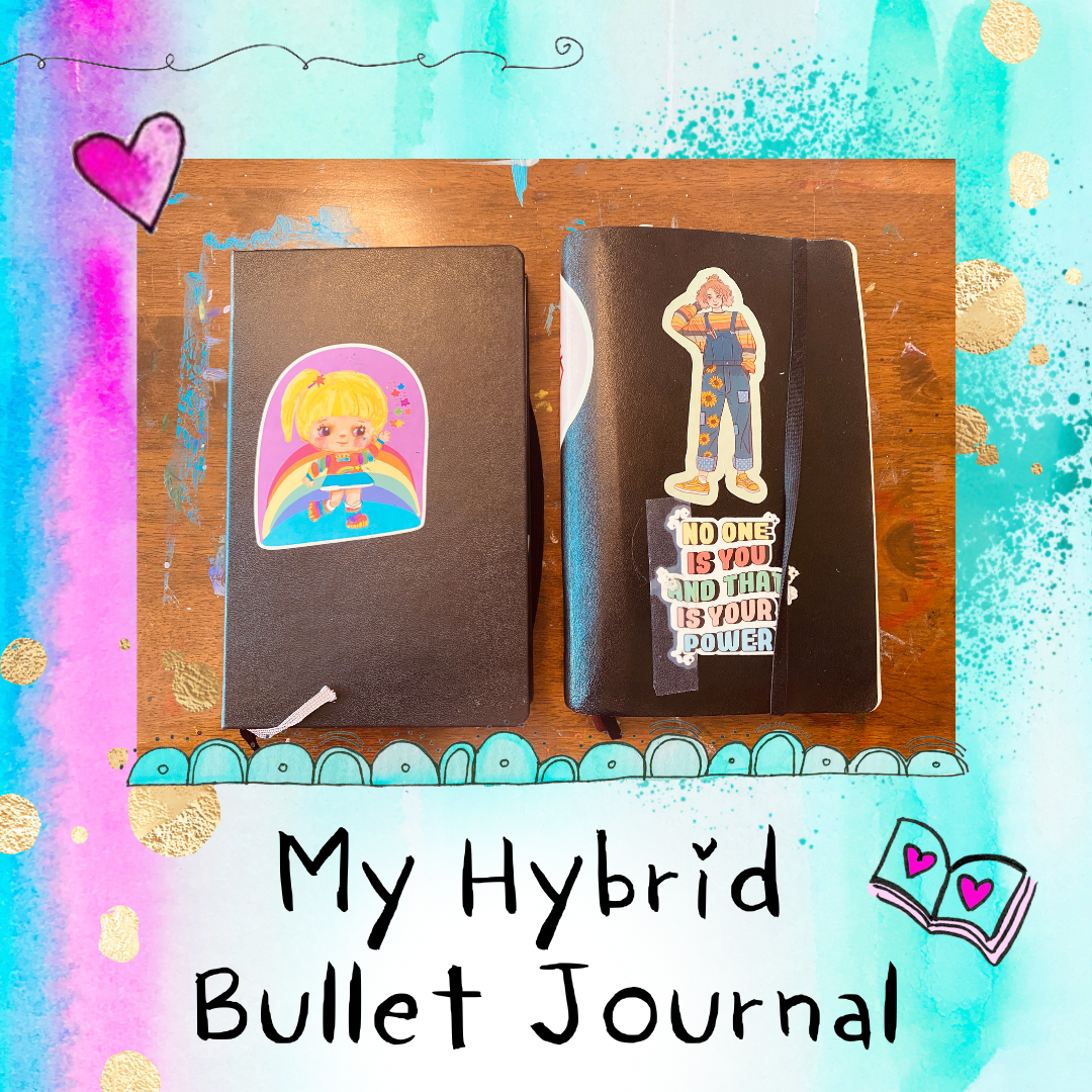 Showing off my hybrid bullet journal!