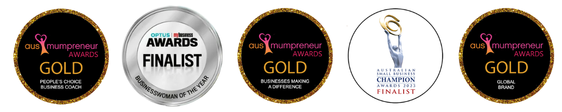 Ausmum award medals (1500 × 300 px)
