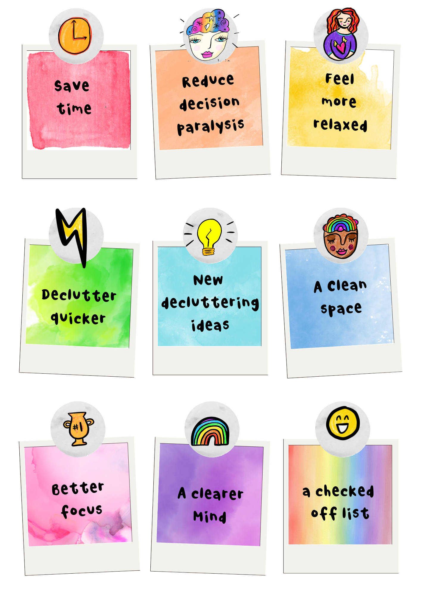 decluttering poster results