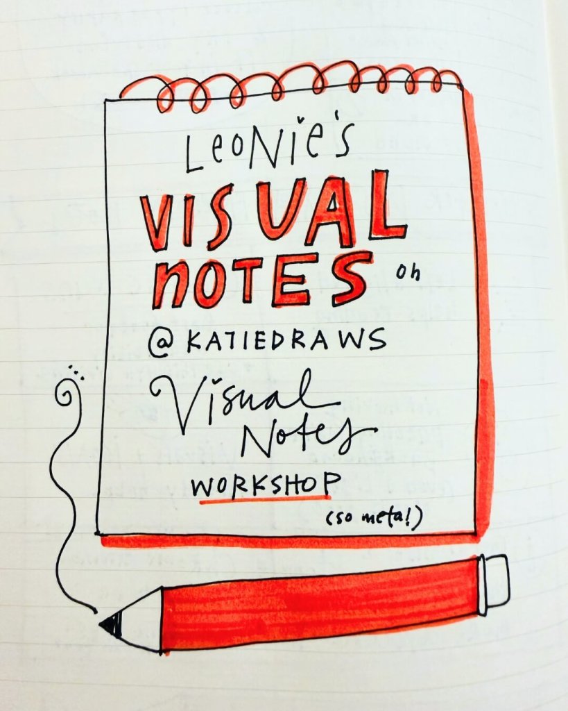 Leonie's Visual Notes On Visual Notes
