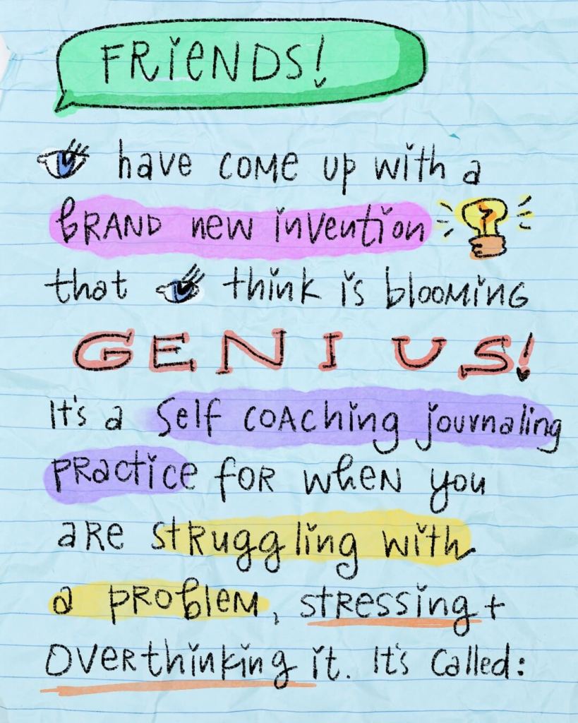 Genius new journalling method: Taking The P.I.S.S.