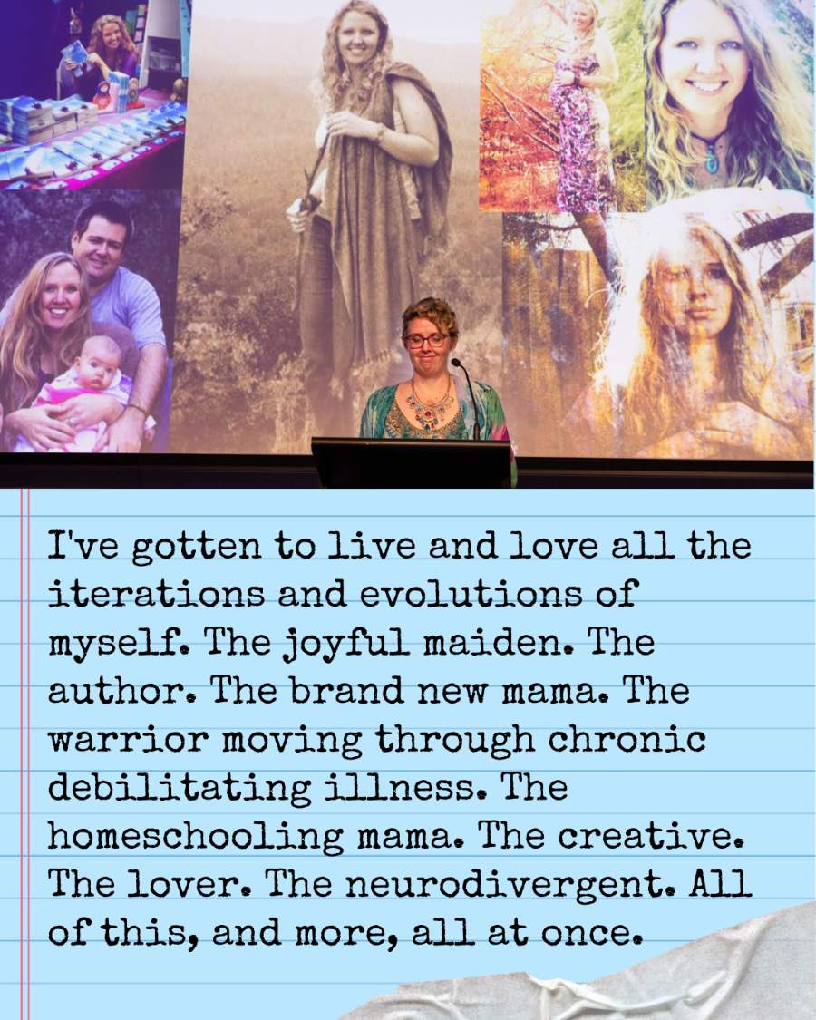 Page 10 of Leonie Dawson’s handmade collage zine about crossing $16 million in revenue