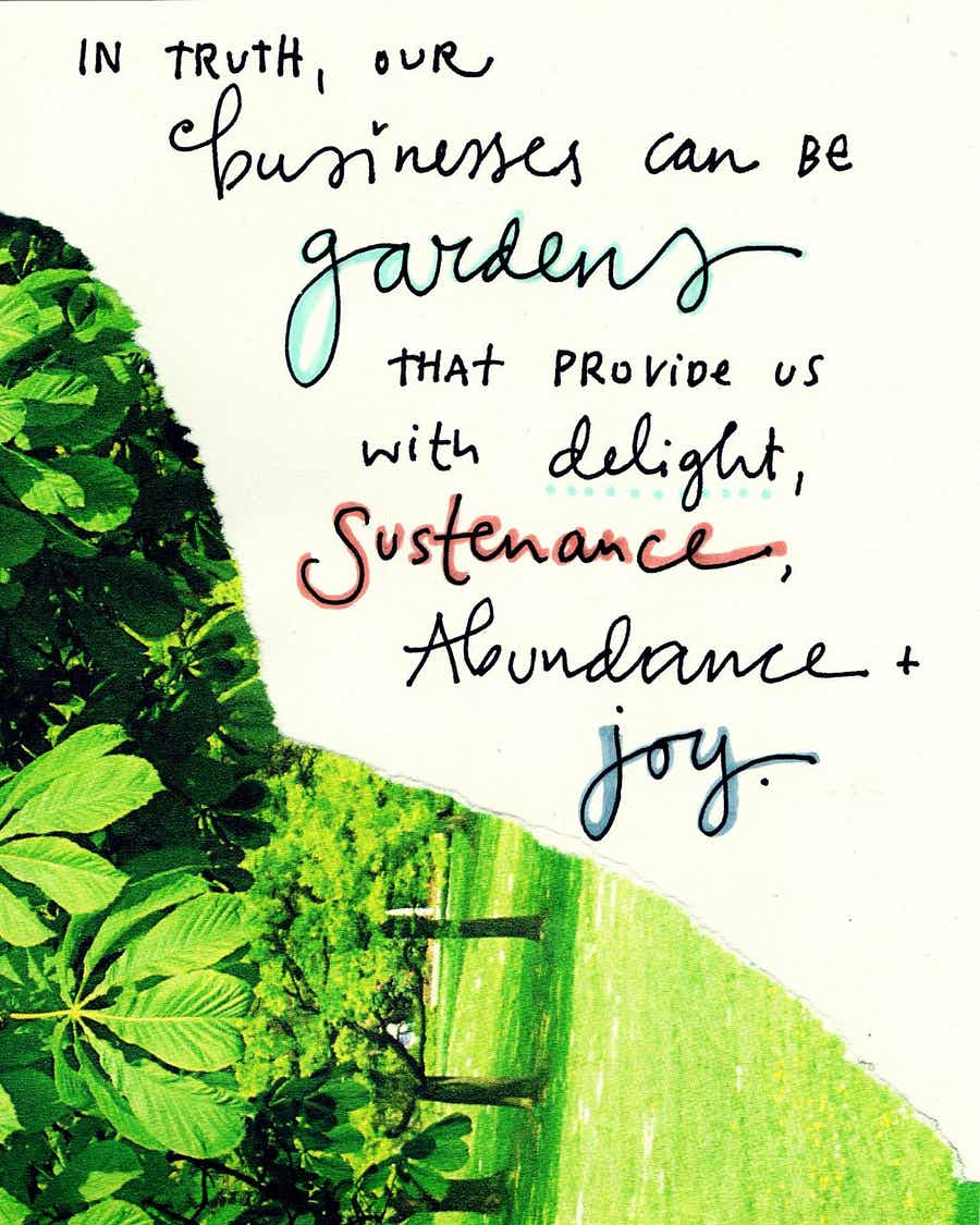 What if your business was a garden - zine page 3